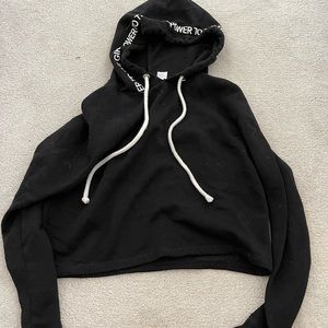 Divided crop hoodie size xs